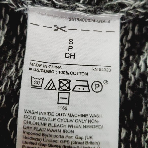 GAP FOR GOOD 100% Cotton Marled Chunky Cardigan - Picture 7 of 9